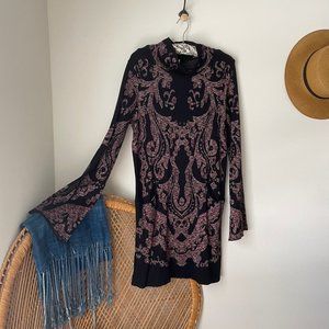 Free People Bell Sleeve Dress